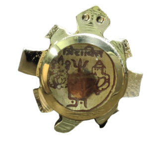 Ashtadhatu(अष्टधातु) High Quality Trishakti(त्रिशक्ति) Tortoise(कछुआ) Ring With Rudraksh(रुद्राक्ष)