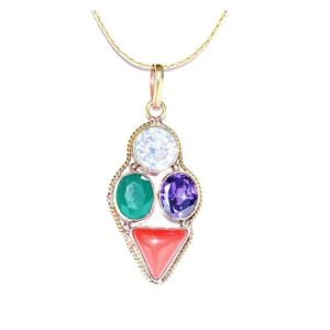 Capricornus Zodiac Makar Rashi(मकर राशि) Shri Lakshami Yog Rashi Ratan Locket(Chain not included)