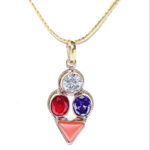 Sagittarius Zodiac, Dhanu Rashi(धनु राशि) Ratna Locket(Chain not included)