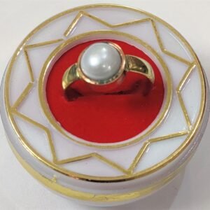 Moti Ratna(मोती रत्न) Ring In Brass | Size- Adjustable