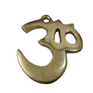 Om In Brass For Wall Hanging | Weight 174 gm | Size 6.5x5 cm