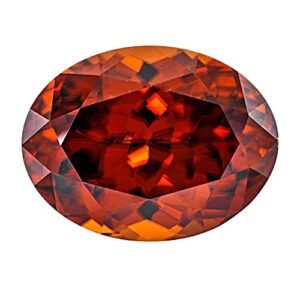 Orange American Diamond- 6.50 Carat