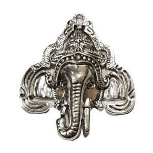 High Quality German Silver Ganesha Pendant | Size 55x50 mm