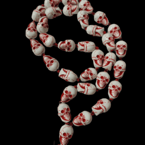 Mund Mala-Skull Mala White
