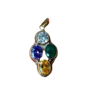 Taurus Zodiac, Vrisha Rashi(वृष राशि) Ratna Locket(Chain not included)