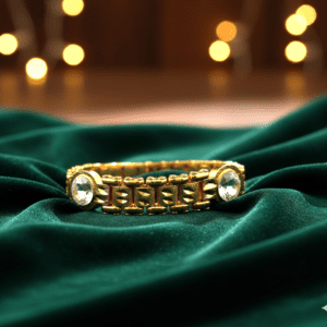 Stylish Designer American Diamond Brass Bracelet