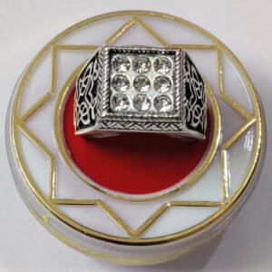 High Quality German Silver American Diamond Ring