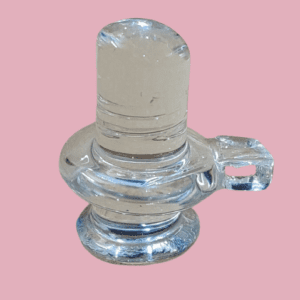 Crystal Shivling(क्रिस्टल शिवलिंग) | Weight 53 gm | Size 55x45 mm