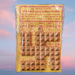 Ashthdhatu Swastik Pyramid For Positive Energy Flow | Size 55x50 mm