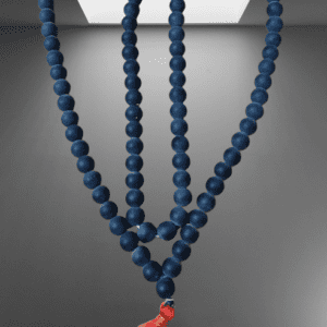 Shaligram Stone Mala | 108+1 Beads | Bead Size 7 mm