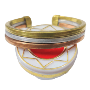 Tridhatu (Brass+Alloy+Copper) Kada(त्रिधातु कड़ा) | Weight 28 gm | Size 6.2 cm Adjustable