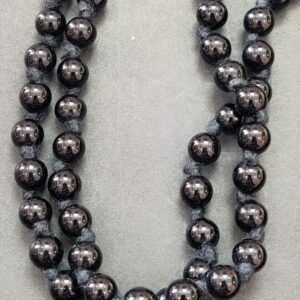 High Quality Black Hakik Mala(काला हकीक माला) | 108+1 Beads