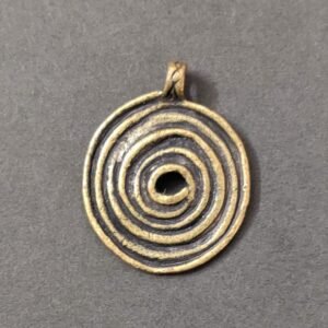 Bronze Energy Balance Pendant | Size 25x20 mm