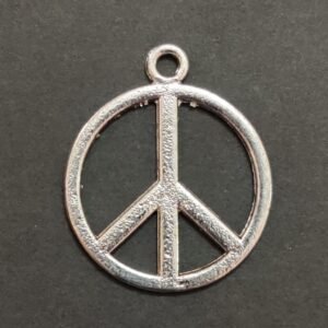German Silver Peace Pendant | Size 34x28 mm