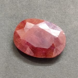 Certified Big Size Ruby Maanik Stone(माणिक रत्न) | Weight 24.0 carat