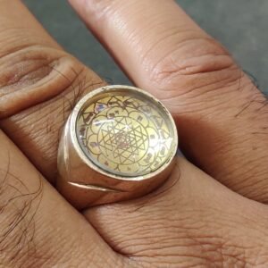 High Quality Heavy Shri Yantra Ring In Panchdhatu(पंचधातु श्रीयंत्र रिंग)