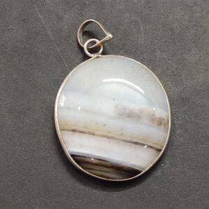 Big Size Sulemani Hakik Stone Locket(सुलेमानी हकीक स्टोन लॉकेट) | Weight 72.15 Carat