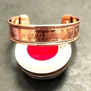 Om Namah Shivay Copper Kada(कॉपर कड़ा)- Size Adjustable