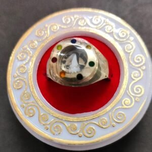 High Quality Ashthdhatu Shivling Ring With Shankh