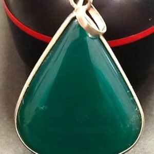 Big Size Hakik Stone Pendant In Brass(हकीक स्टोन) | Weight 29.20 carat