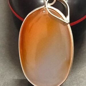 Big Size Hakik Stone Pendant In Brass(हकीक स्टोन) | Weight 34.70 carat