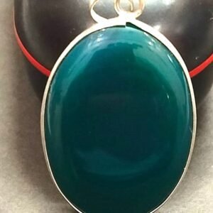 Big Size Hakik Stone Pendant In Brass(हकीक स्टोन) | Weight 46.20 carat