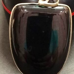 Big Size Hakik Stone Pendant In Brass(हकीक स्टोन) | Weight 53.25 carat