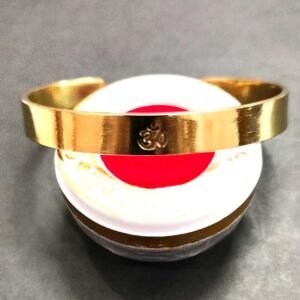 Heavy Quality Om Brass Kada (ॐ ब्रास कड़ा) -Size- Adjustable