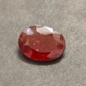 Certified Hessonite Gomed Stone(गोमेद स्टोन) | Weight- 6.80 carat