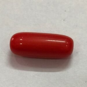 Synthetic Coral Munga Stone (सिंथेटिक मूंगा स्टोन) | Weight- 5.50 carat