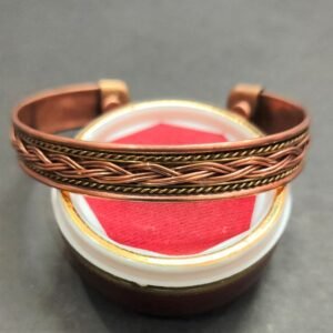 Designer Copper Brass Kada (कॉपर ब्रास कड़ा) | Size- Adjustable