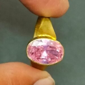 Pink AD Ring In Brass