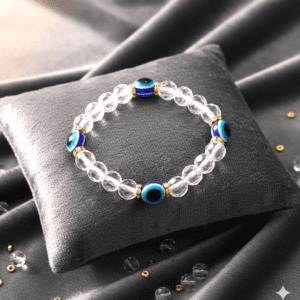 Evil Eye Nazar Raksha Kavach Crystal Bracelet ( नज़र रक्षा कवच क्रिस्टल ब्रेसलेट)