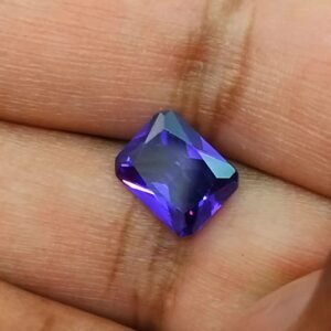 Certified Blue Cubic Zirconia Same Like Neelam | Weight- 5.15 carat