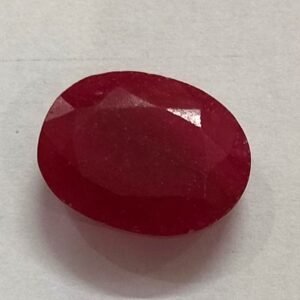 Certified Natural Red Chalcedony Same Like Maanik Stone | Weight- 8.40 carat