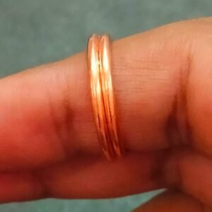 High Quality Double Layer Copper Challa(ताम्बे का छल्ला)