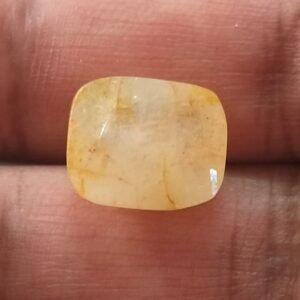 Certified Natural Topaz Stone With Certificate(सर्टिफाइड टोपाज़ स्टोन) | Weight- 20.25 Ratti