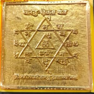 Very Heavy Quality Ashthdhatu Vastu Devta Yantra(अष्टधातु वास्तु देवता यन्त्र) | Size-3.5x3.5 inch | Weight-220 gram