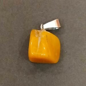 Natural Stone Amber Locket