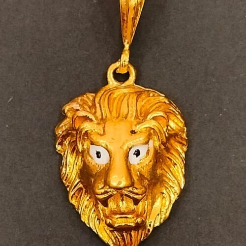 High Quality Lion Face Brass Locket, Size 50 mm