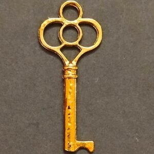 Money Key Locket In Brass For Good Luck, Size- 45 mm