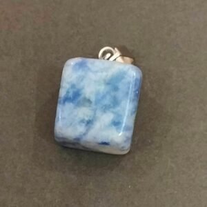 Natural Aqua Blue Stone Locket