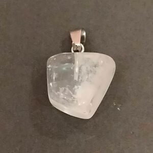 Natural Clear Crystal Stone Locket