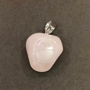 Natural Rose Quartz Stone Locket