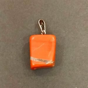 Natural Orange Quartz Stone Locket