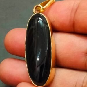 High Quality Panchdhatu Big Size Hakik Stone Locket(पंचधातु हकीक स्टोन लॉकेट), Size 10.90 g