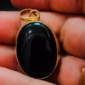 High Quality Panchdhatu Big Size Hakik Stone Locket(पंचधातु हकीक स्टोन लॉकेट), Size 11.20 g