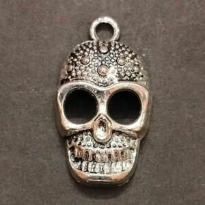 German Silver Skull Locket, Size-30 mm