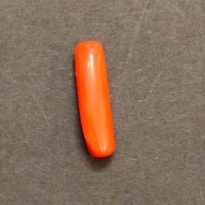 Certified Coral Munga Stone (मूंगा स्टोन), Weight 3.70 carat