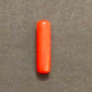 Certified Coral Munga Stone (मूंगा स्टोन), Weight 4.15 carat